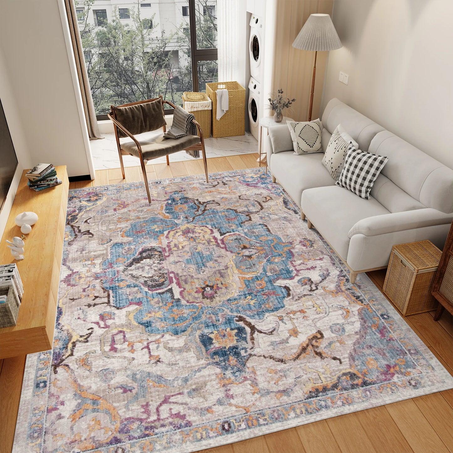 Throw Carpet for Living Room Bedroom Kitchen