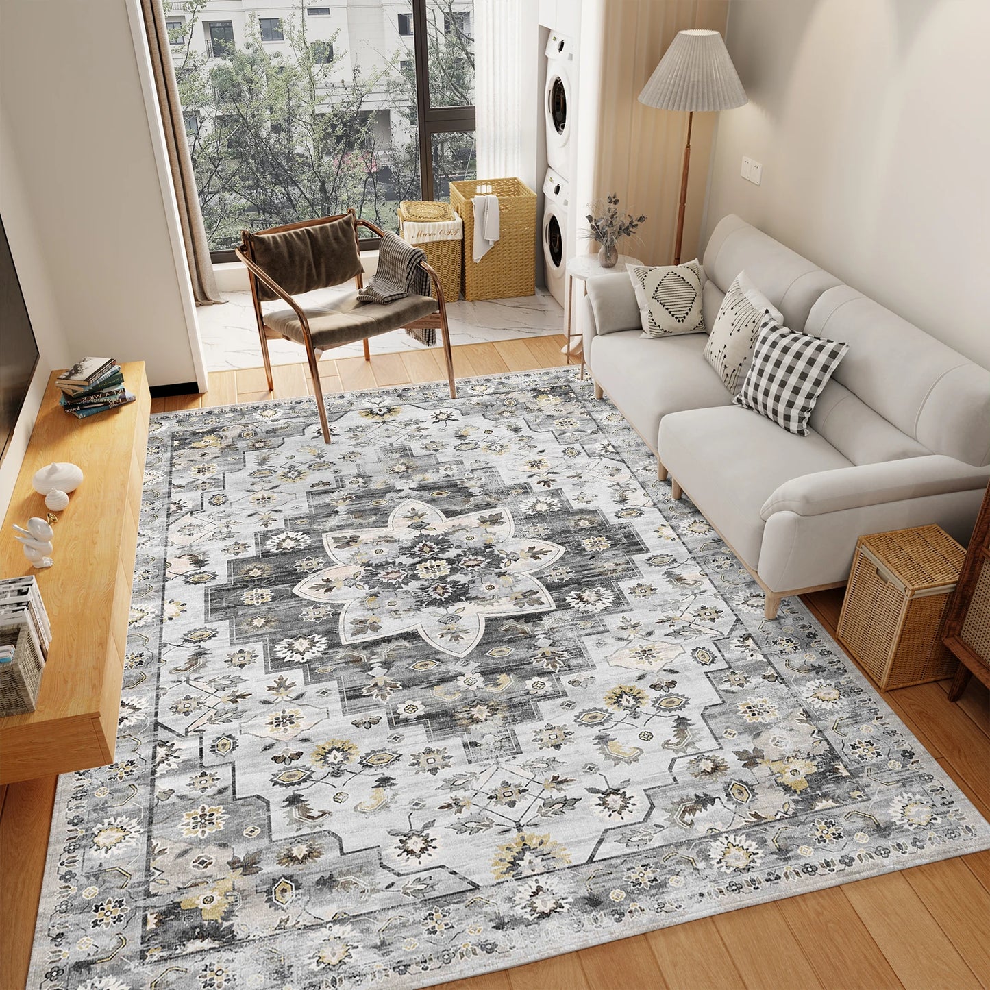 Throw Carpet for Living Room Bedroom Kitchen
