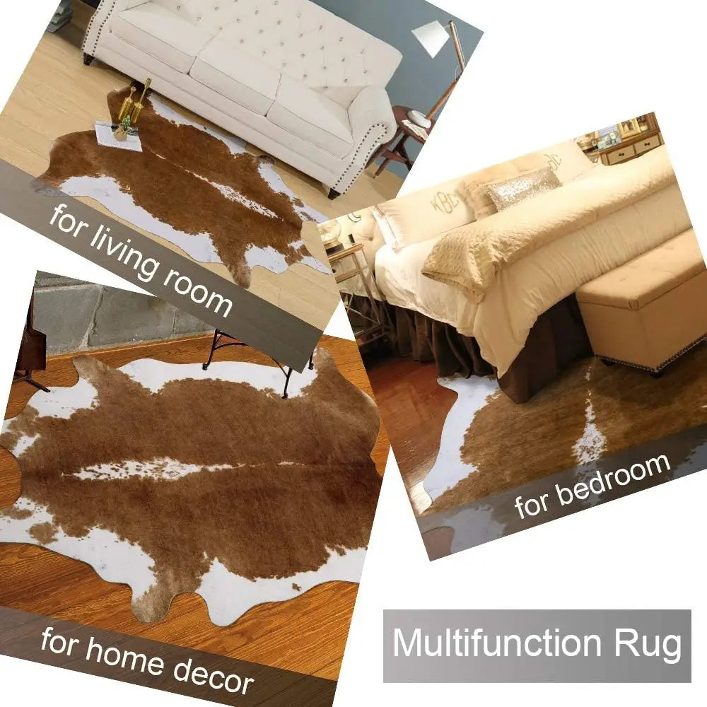 Faux Fur Animal Cow Hide Rugs