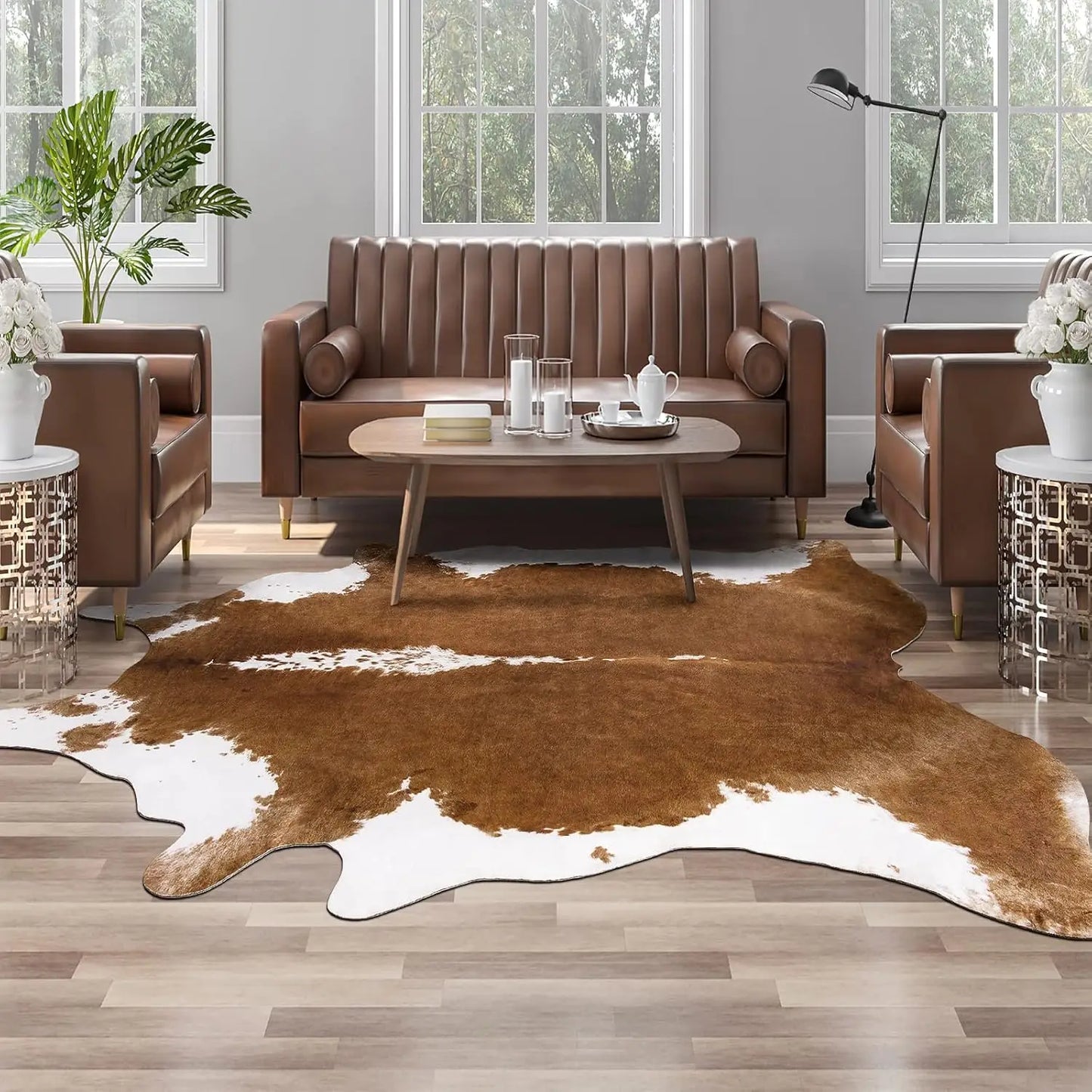 Faux Fur Animal Cow Hide Rugs
