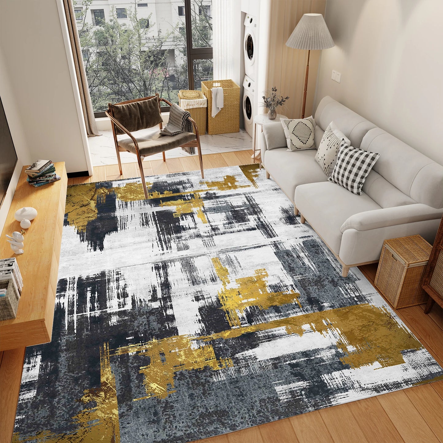Throw Carpet for Living Room Bedroom Kitchen
