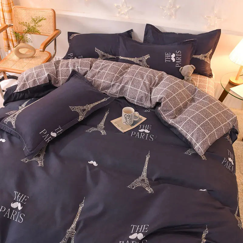 Duvet, Sheet, and Pillowcases Bedding Set