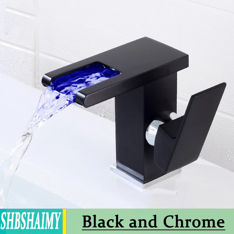 Hydropower LED Waterfall Faucet