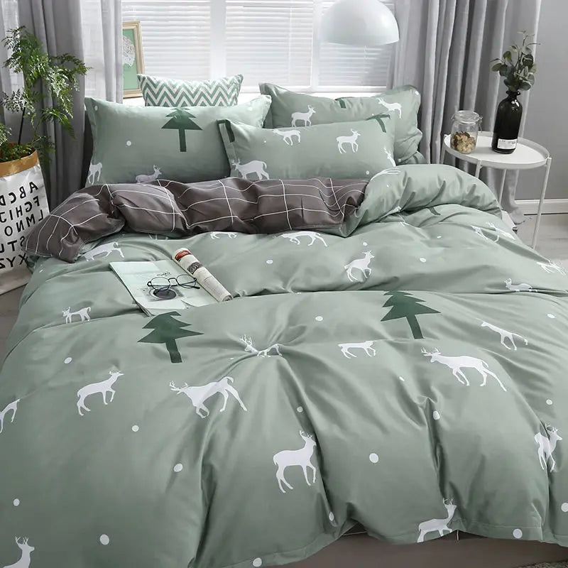 Duvet, Sheet, and Pillowcases Bedding Set