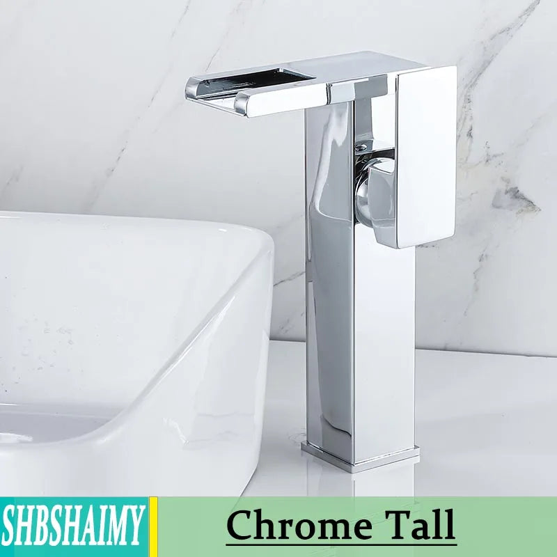 Hydropower LED Waterfall Faucet
