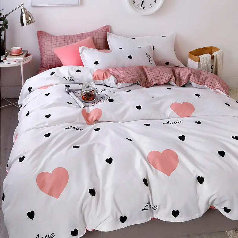Duvet, Sheet, and Pillowcases Bedding Set