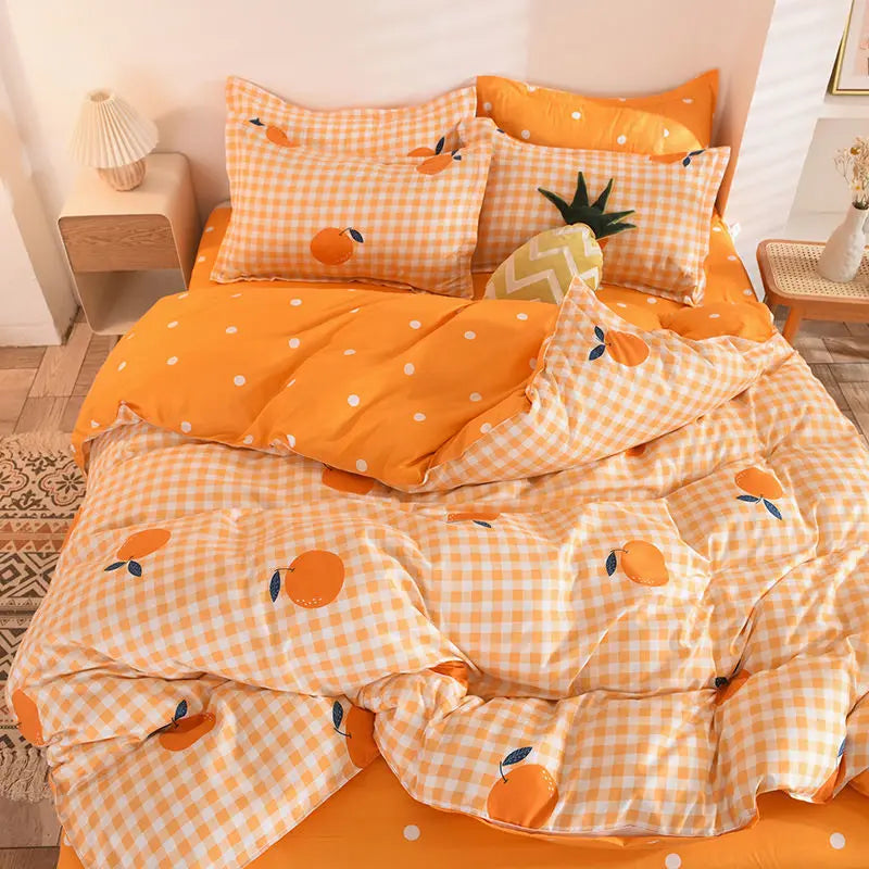 Duvet, Sheet, and Pillowcases Bedding Set