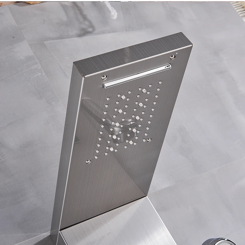 Black LED Shower Panel Faucets