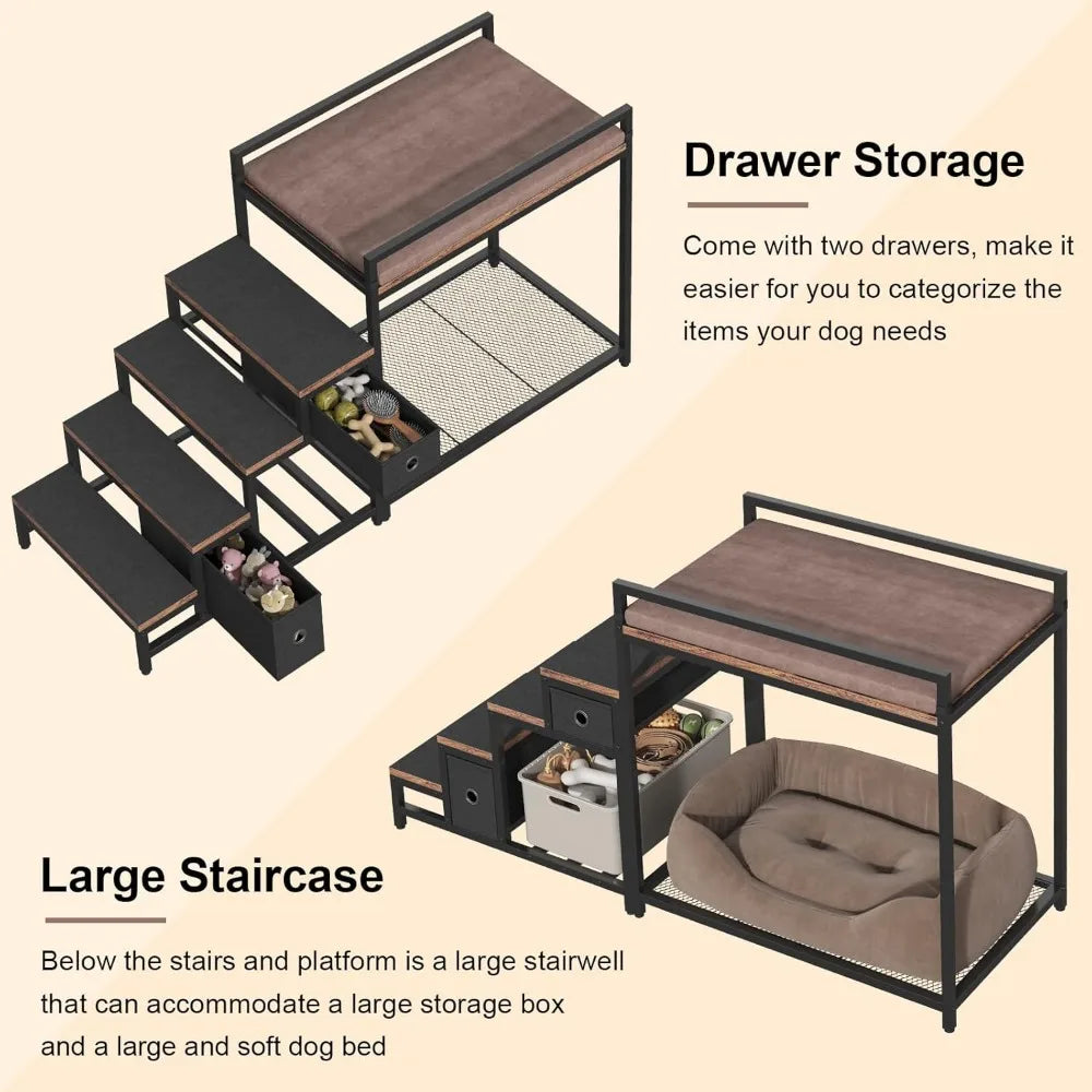 Pet Bunk Bed, Dogs/Cats Window Perch