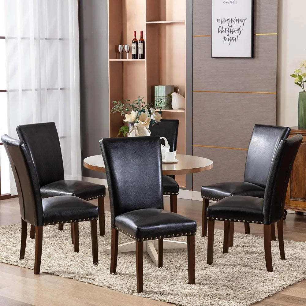 Upholstered Parsons Dining Chairs Set of 4