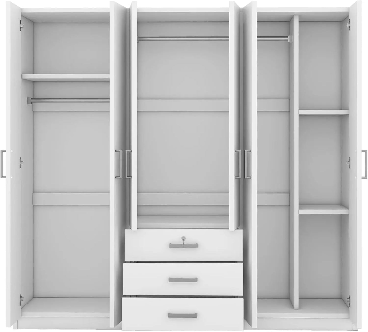 Large Wooden Wardrobe Cabinet