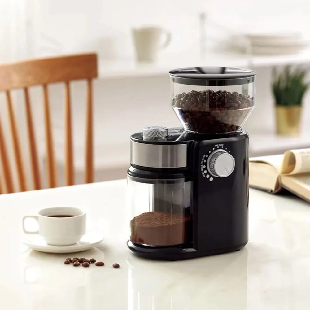 Electric Burr Coffee Bean Grinding Machine