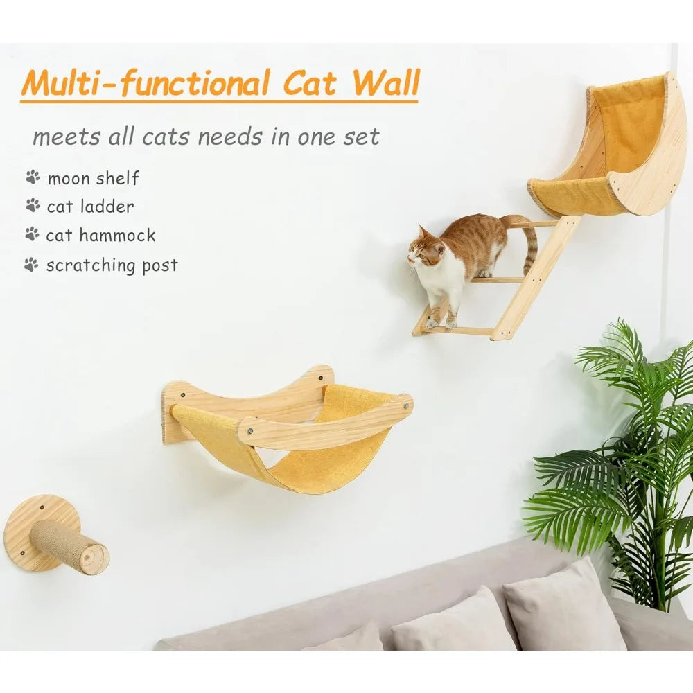 Cat Shelves and Perches Wall Mounted for Large Cats