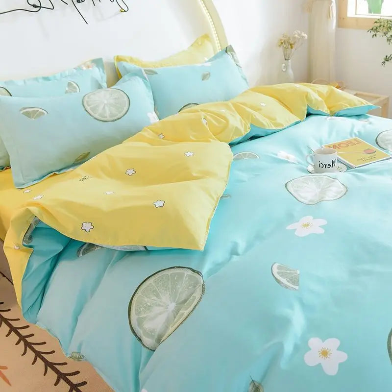 Duvet, Sheet, and Pillowcases Bedding Set