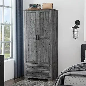 Modern Functional Clothes Cabinet with Adjustable Shelf