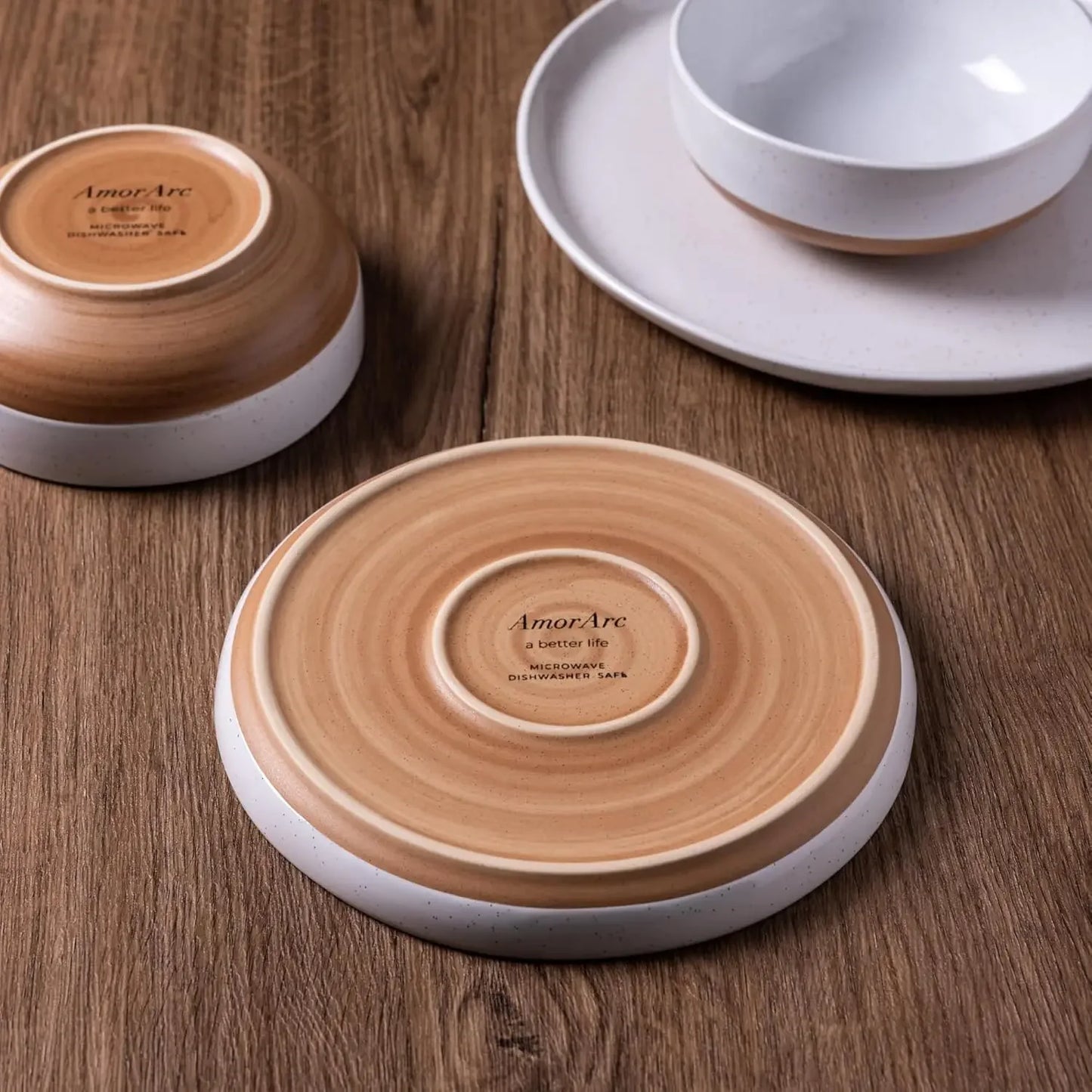 AmorArc Ceramic Dinnerware 12 Pieces