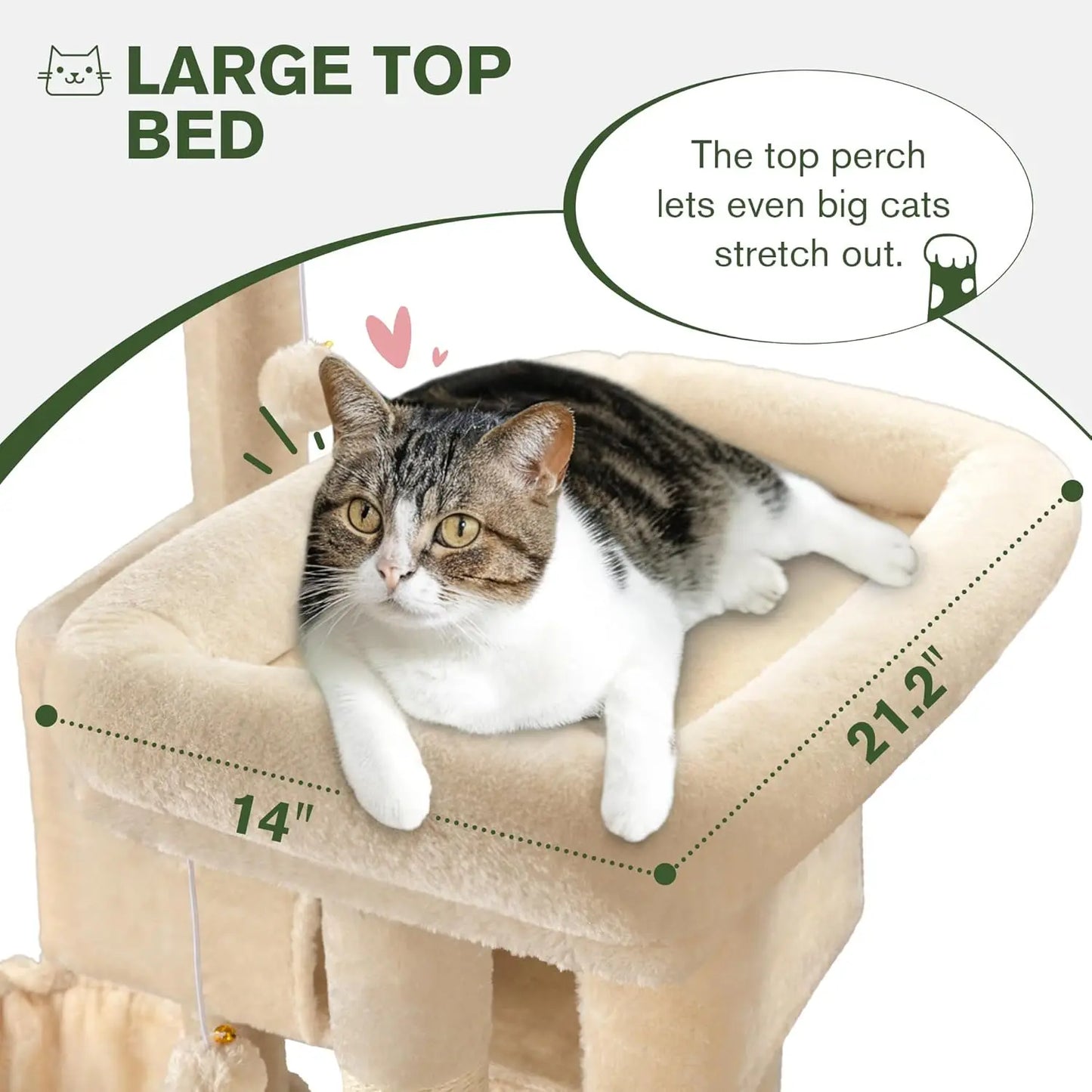 Multi-Level Large Cat Tree Tower