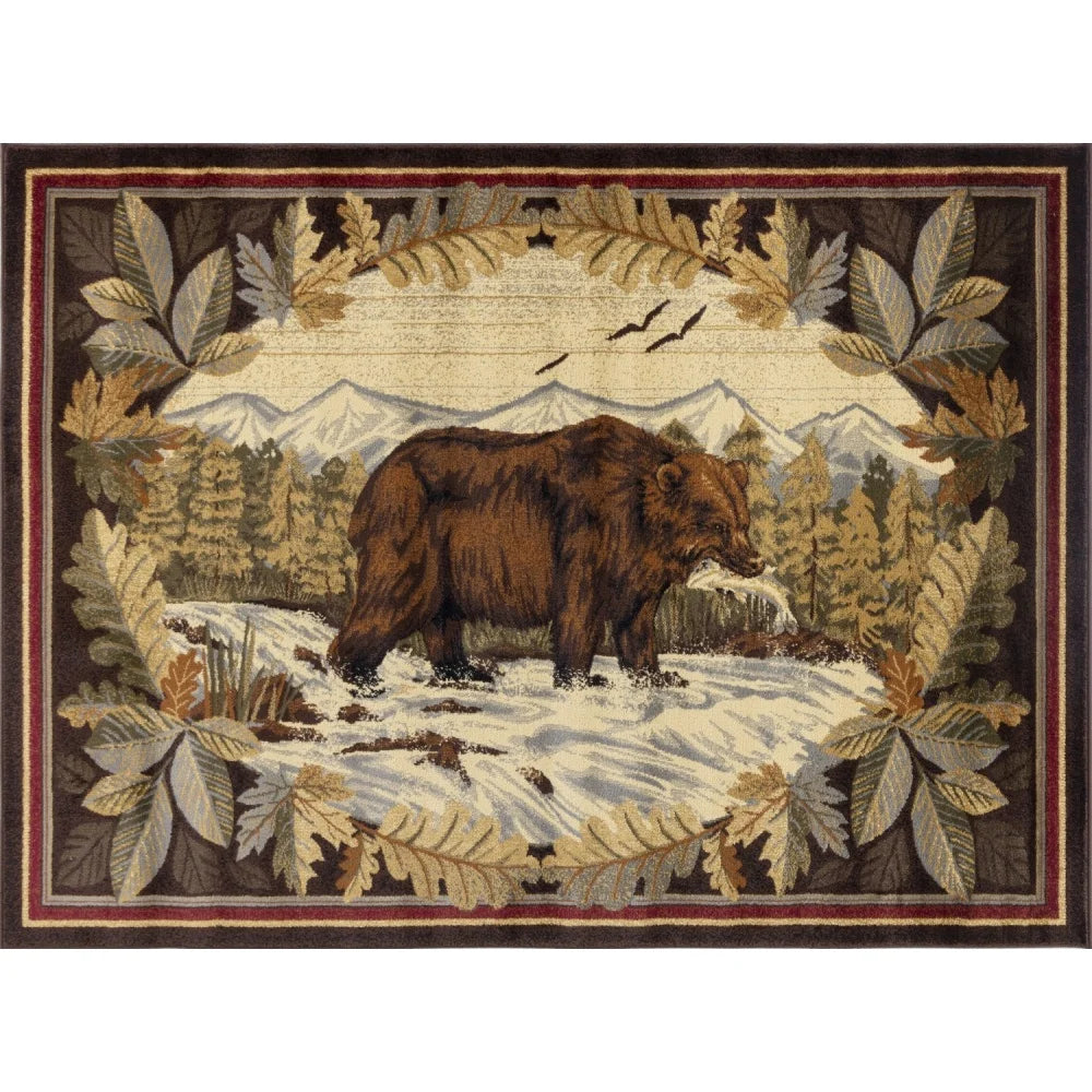 7 ft. 10 in. x 10 ft. 3 in. Lodge Area Rug