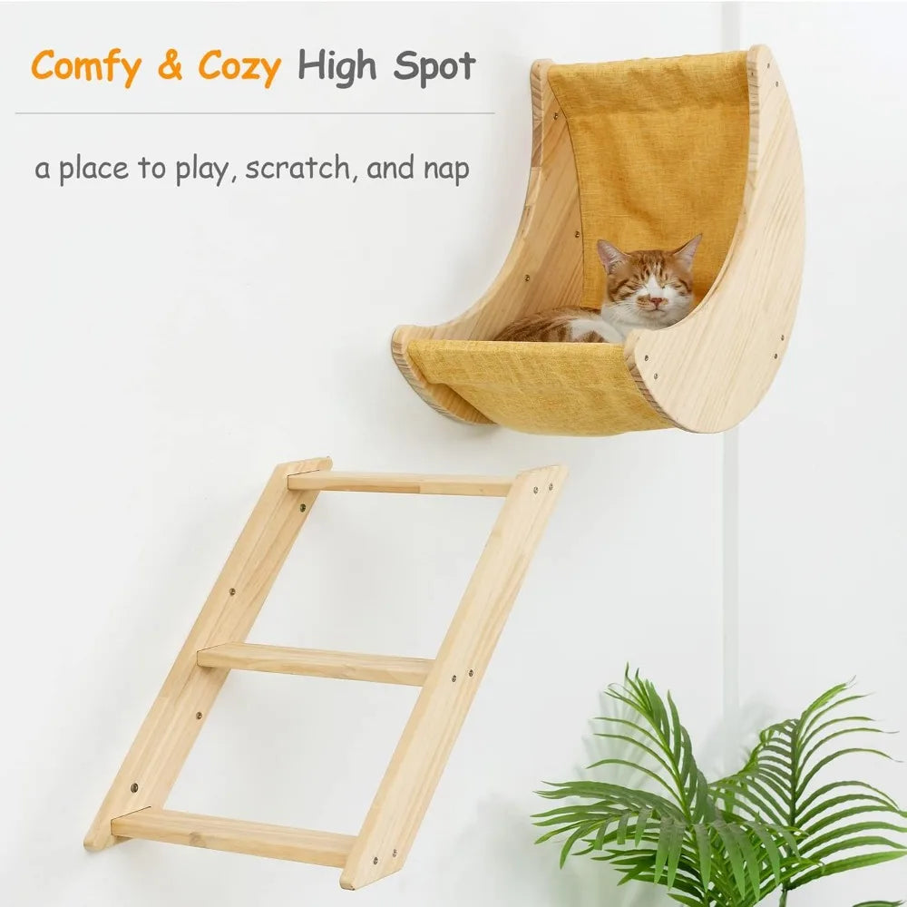 Cat Shelves and Perches Wall Mounted for Large Cats