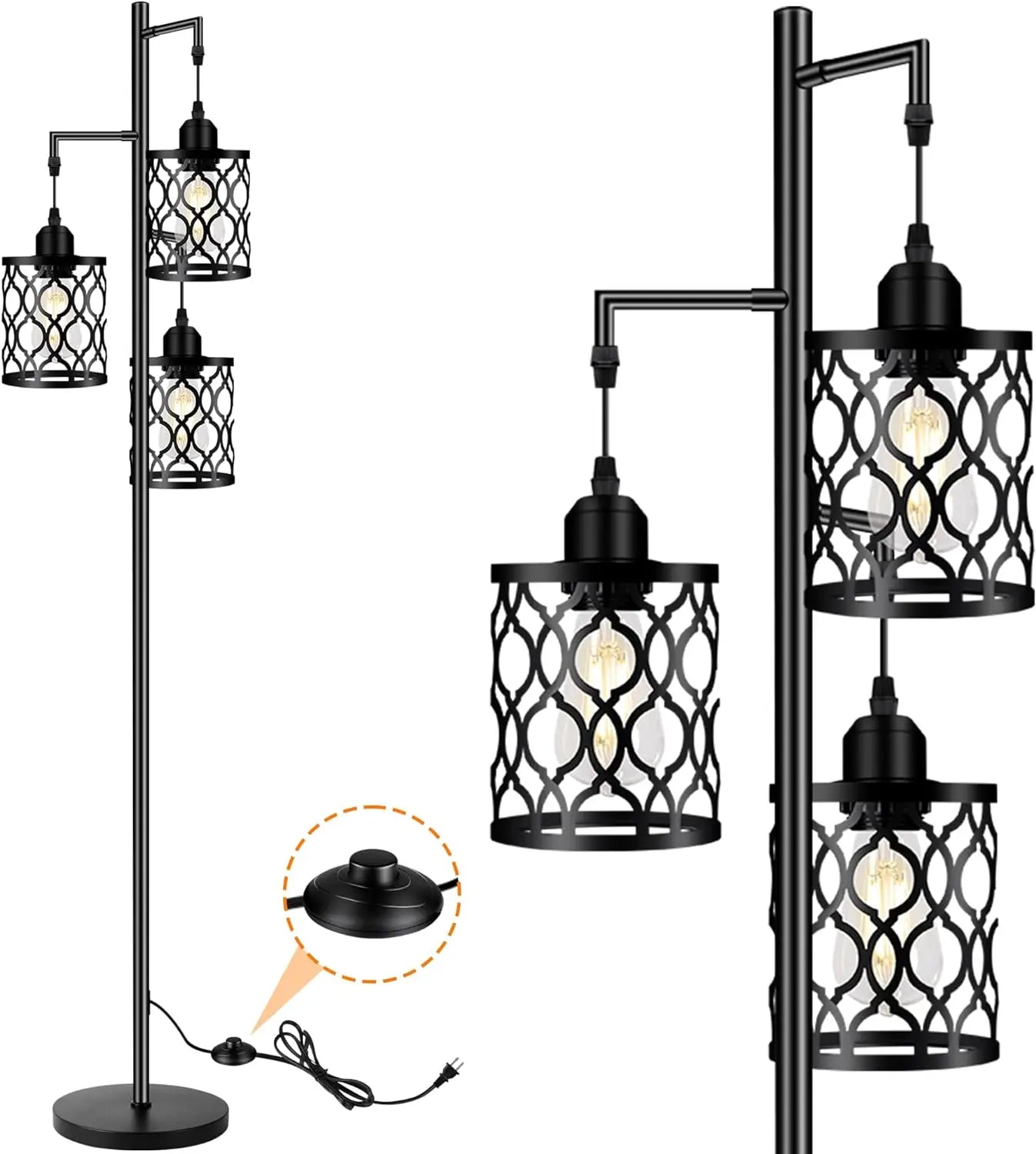 Dimmable Farmhouse Floor Lamp