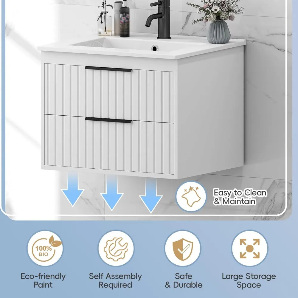 Bathroom Vanity Cabinet with Sink Combo