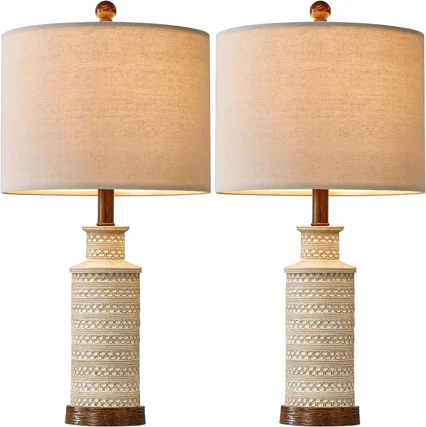 24'' Vintage Table Lamp Set of 2