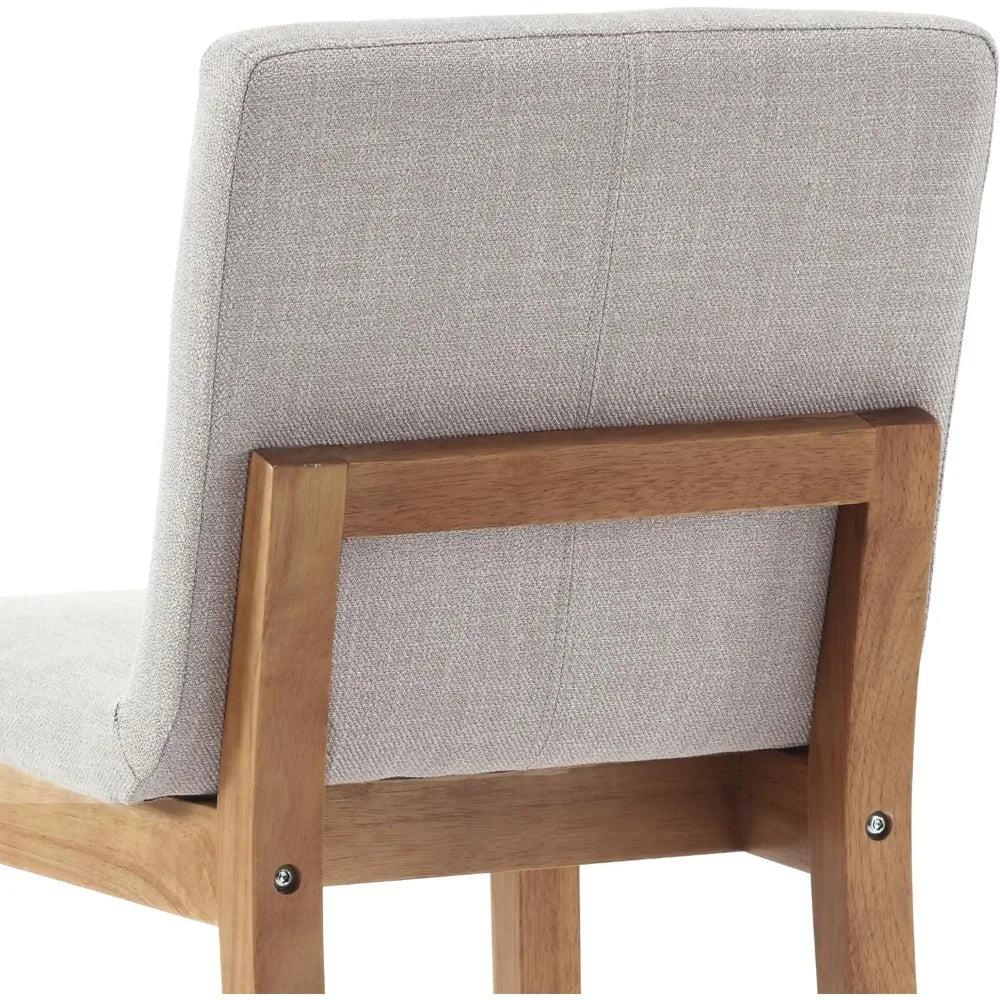 Set of 2 Counter Height Upholstered Bar Stools