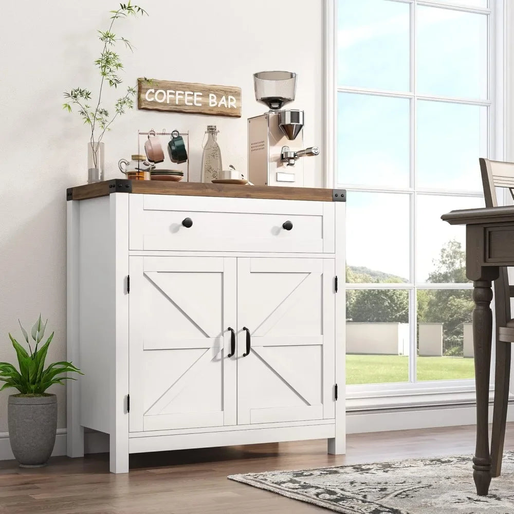 Farmhouse Kitchen Cabinet Adjustable Shelves