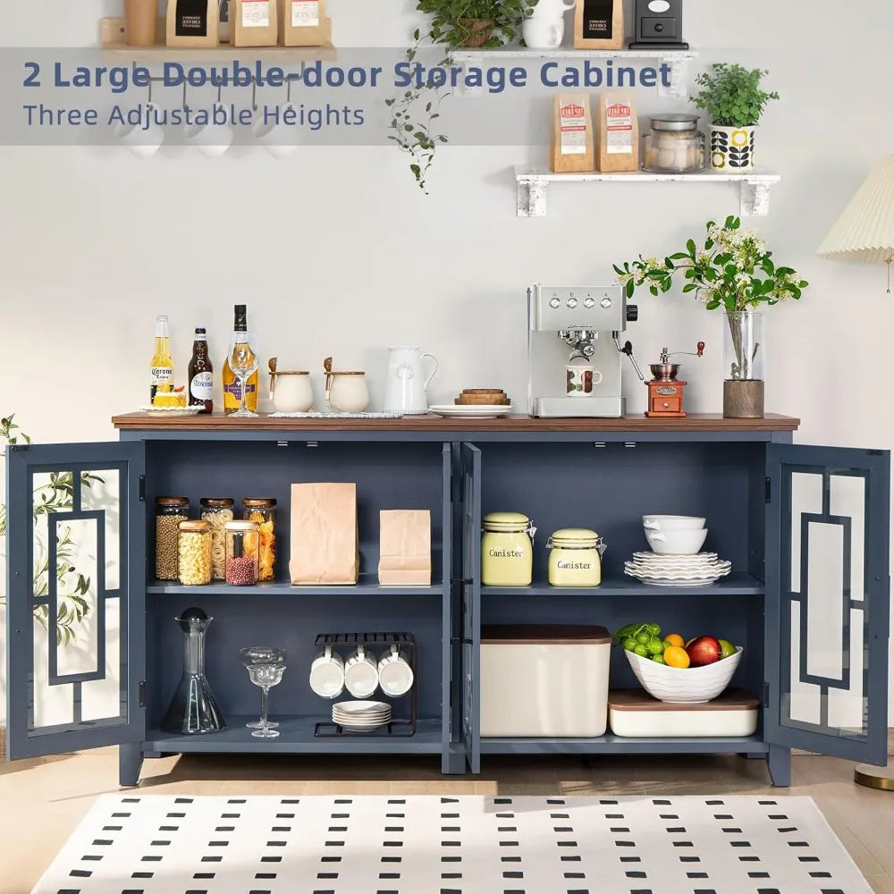 Large Sideboard Buffet Cabinet with Storage