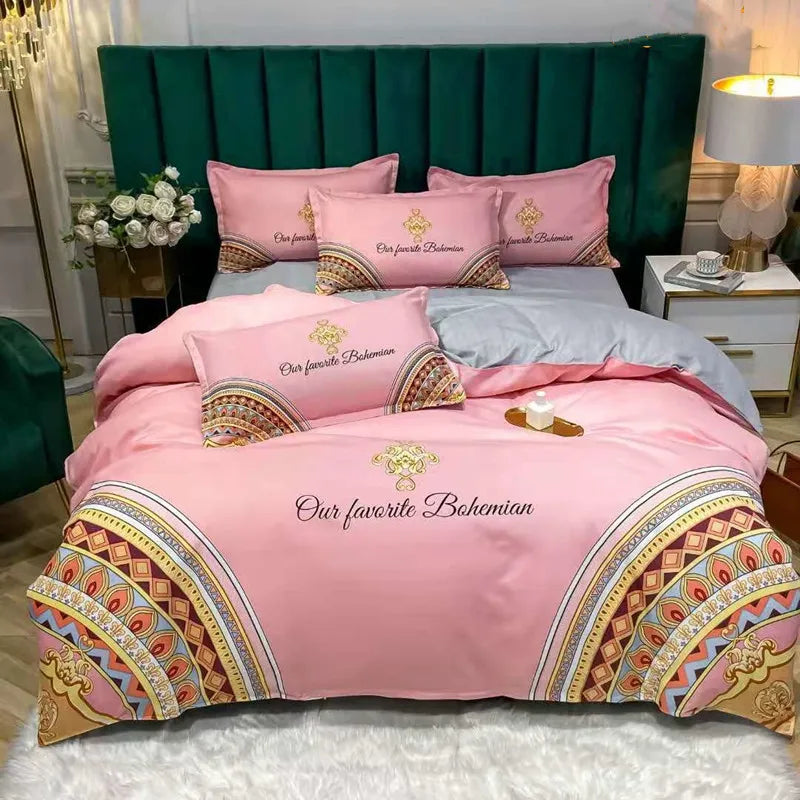 Luxury Horse Print Bedding Set