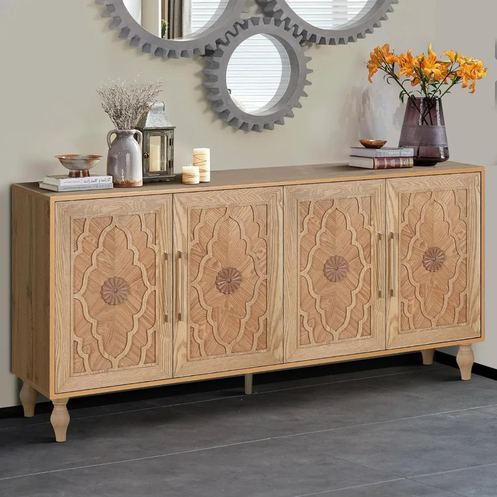 Wooden Sideboard Buffet Cabinet