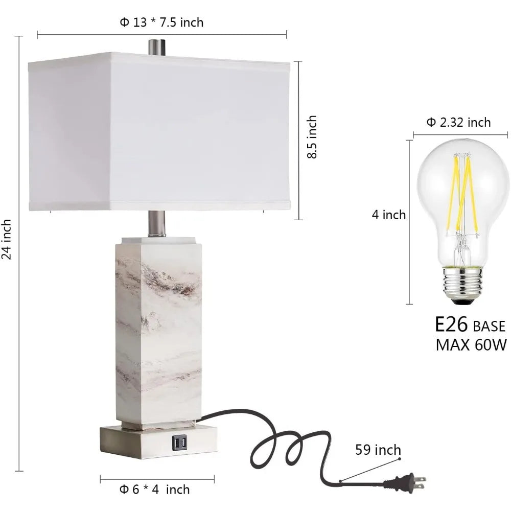 Bedside Table Lamp Led Desk Lamp