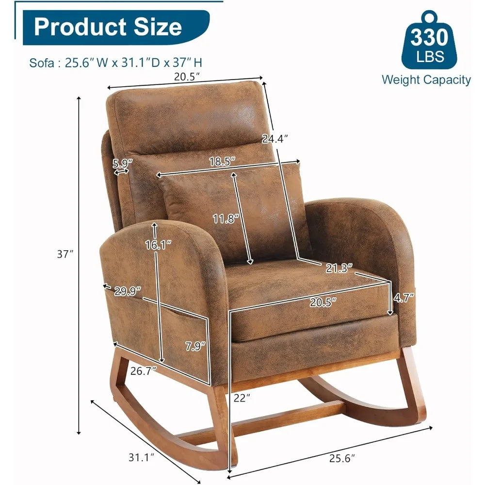 Mid-Century Nursery Rocking Chair