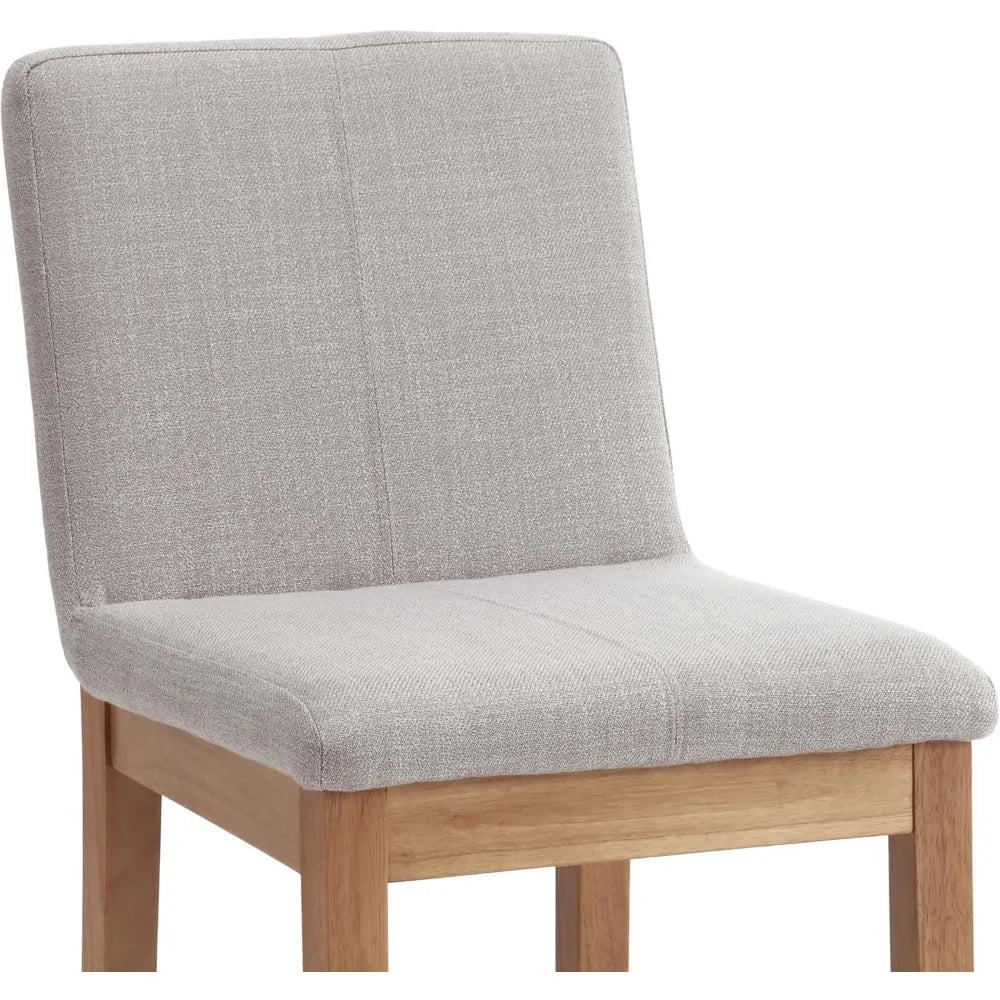 Set of 2 Counter Height Upholstered Bar Stools