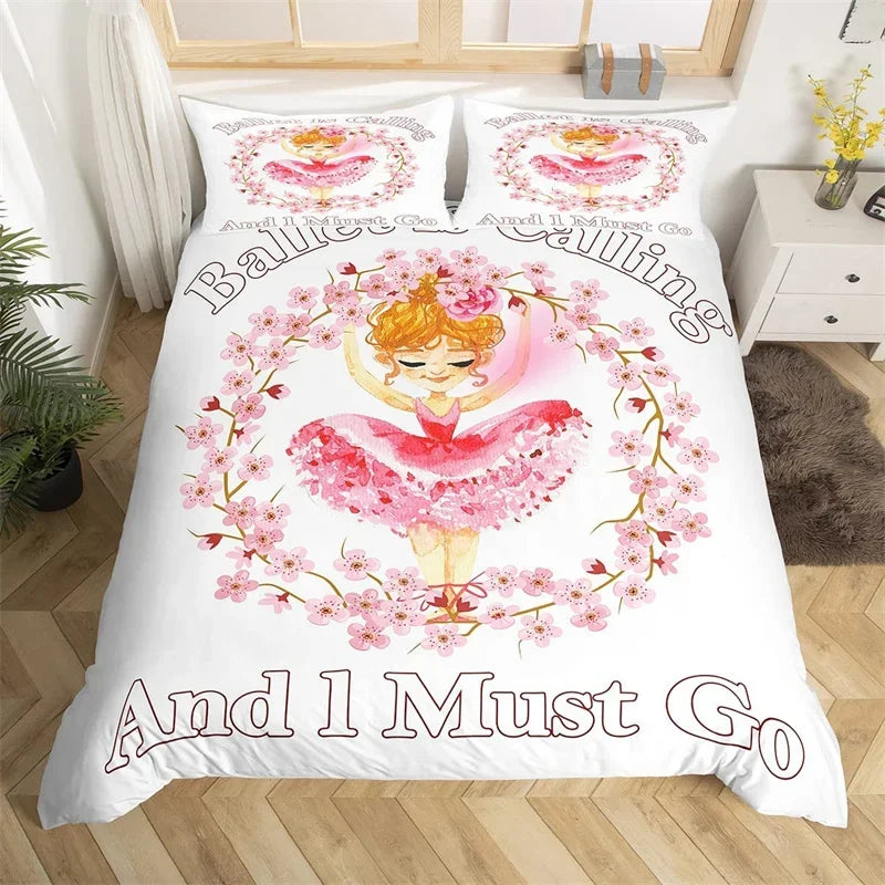 Ballerina Duvet Cover Set 2/3 Pieces
