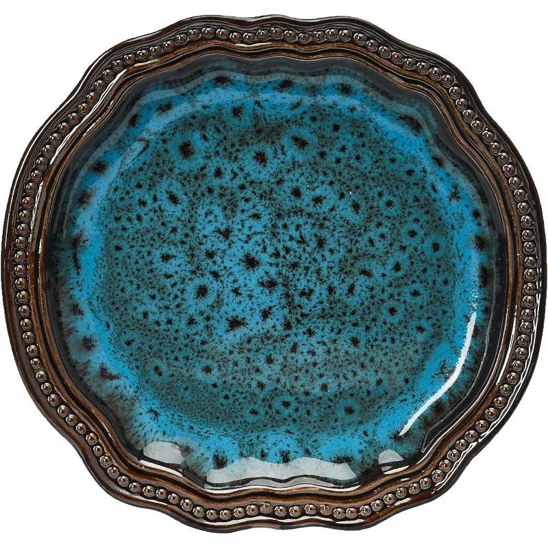 Stoneware Round Oval Dinnerware Dish Set