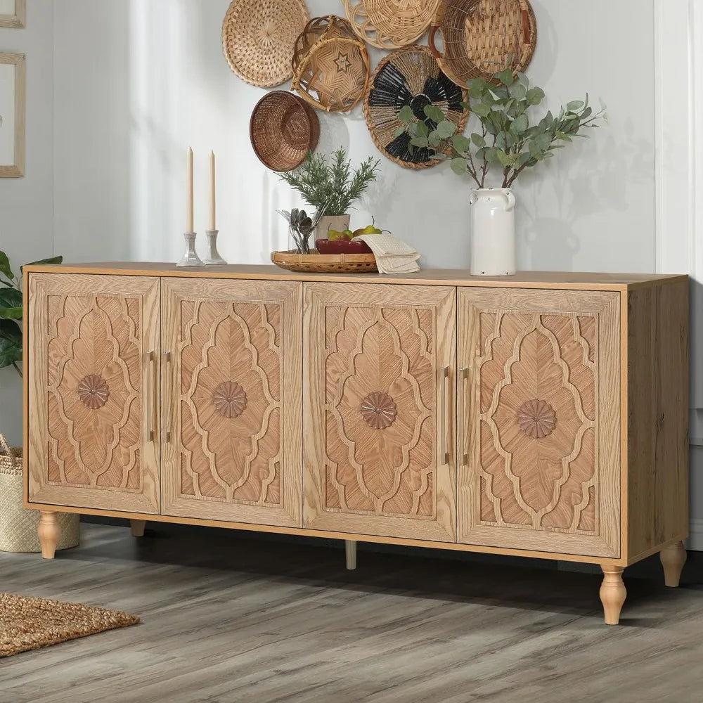 Wooden Sideboard Buffet Cabinet
