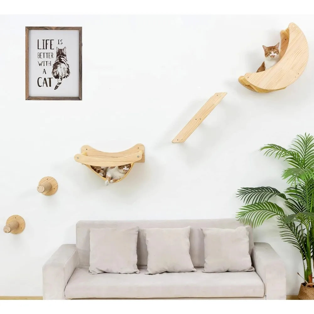 Cat Shelves and Perches Wall Mounted for Large Cats