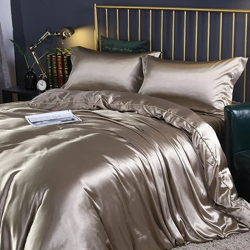 Luxury Satin Duvet , Sheet Set and Pillowcases