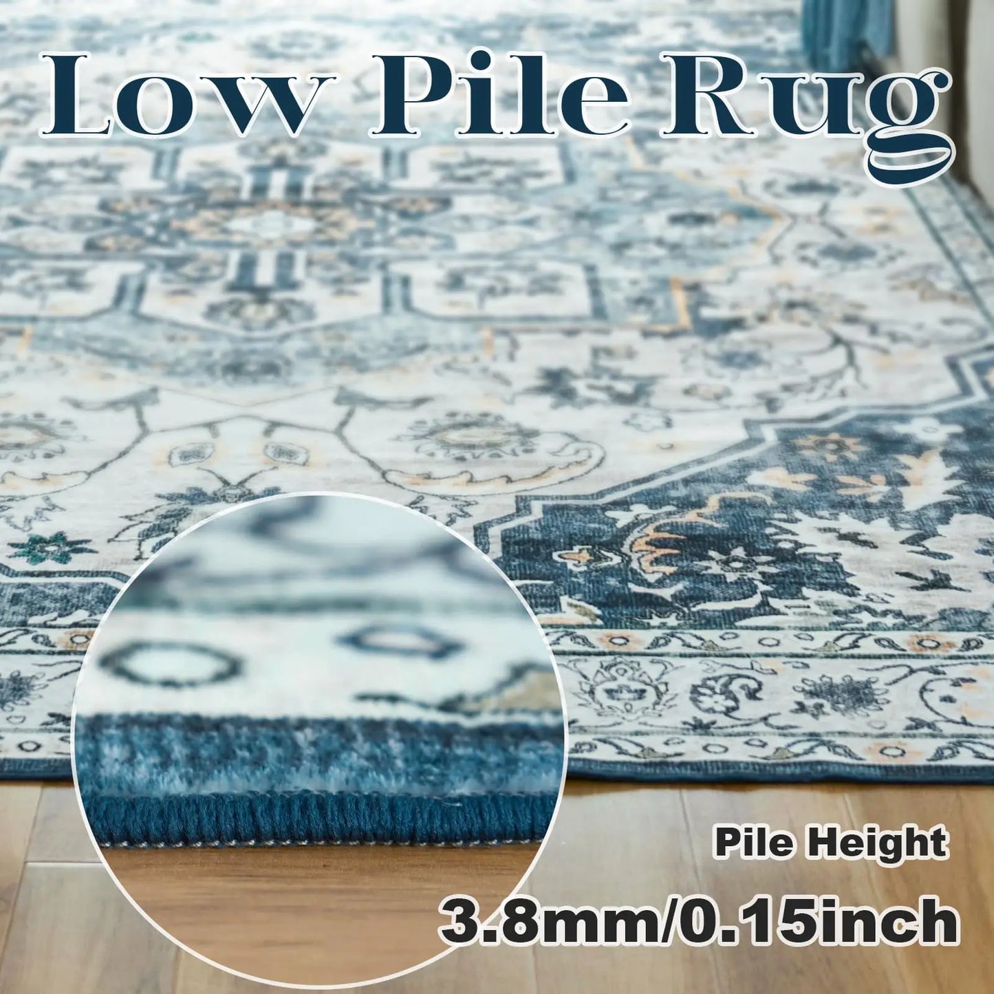 Throw Carpet for Living Room Bedroom Kitchen
