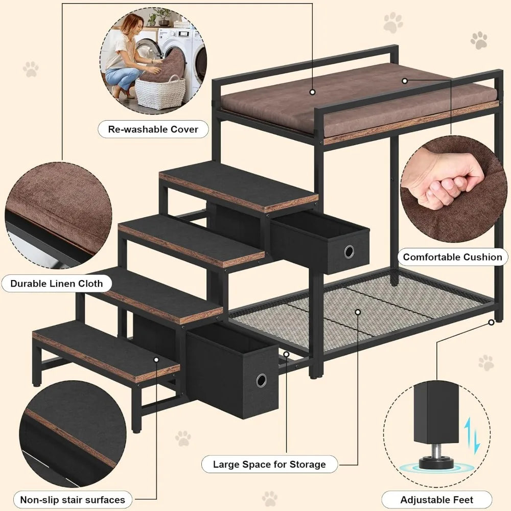 Pet Bunk Bed, Dogs/Cats Window Perch