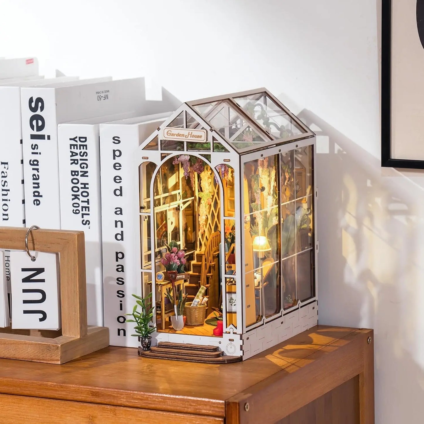 DIY Book Nook Dollhouse Model Kit