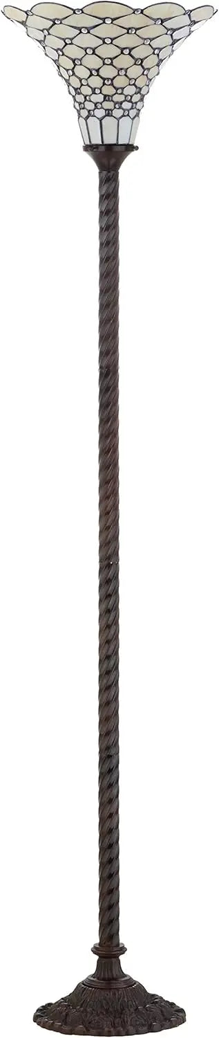 Tiffany Art Nouveau Style Floor Lamp