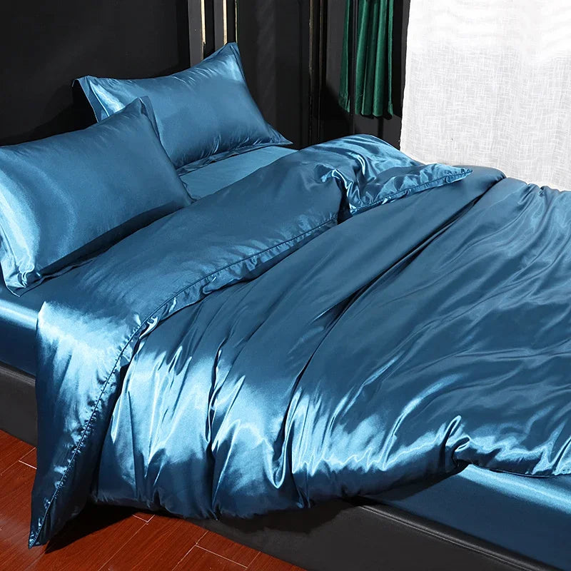 Luxury Satin Duvet , Sheet Set and Pillowcases