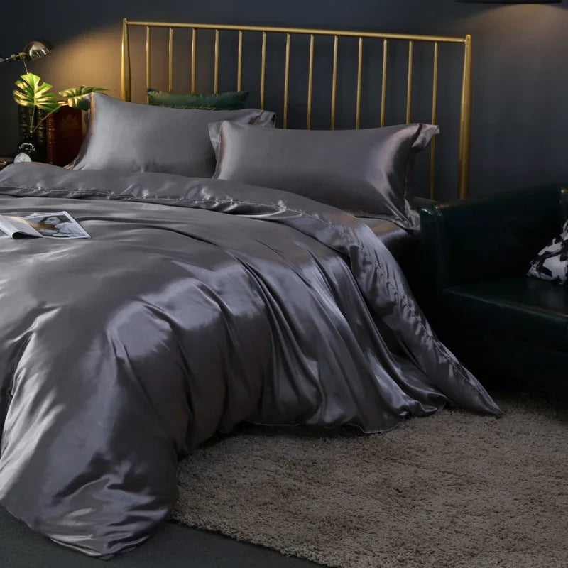 Luxury Satin Duvet , Sheet Set and Pillowcases