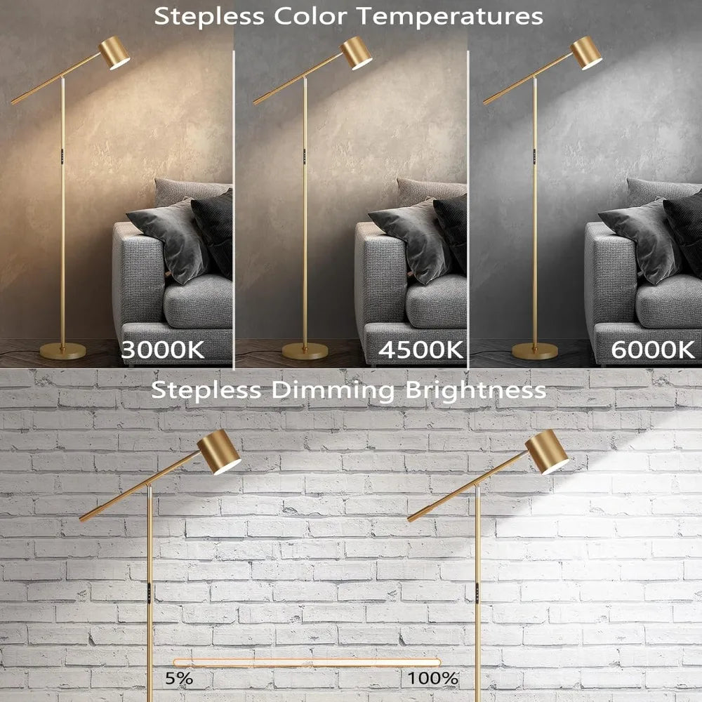 Adjustable Floor Lamp with Remote Control