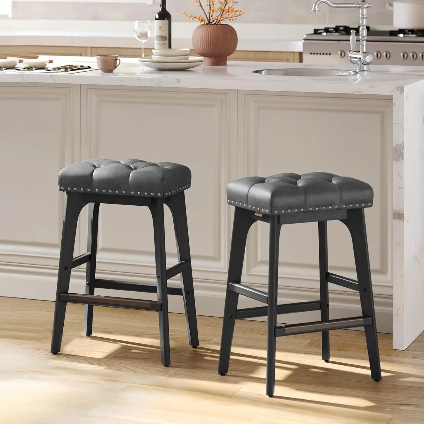 26" Counter Bar Stools Set of 2