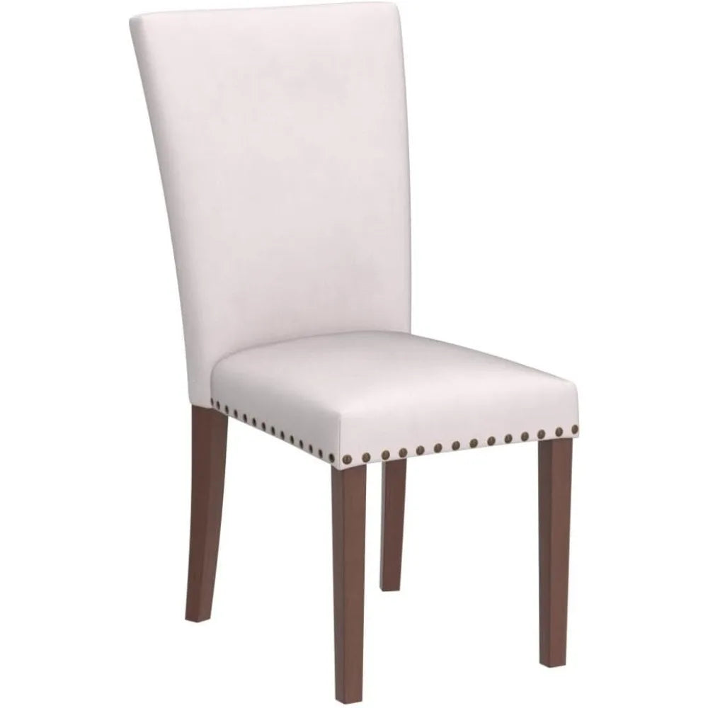 Upholstered Parsons Dining Chairs Set of 4