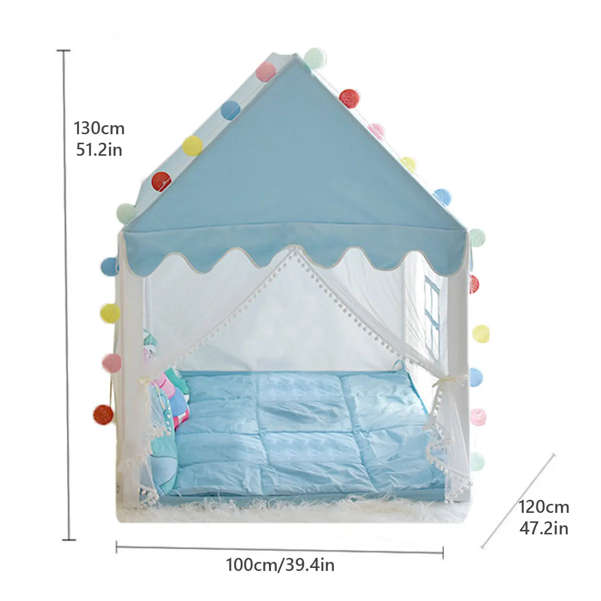 Princess Castle House Play Tent