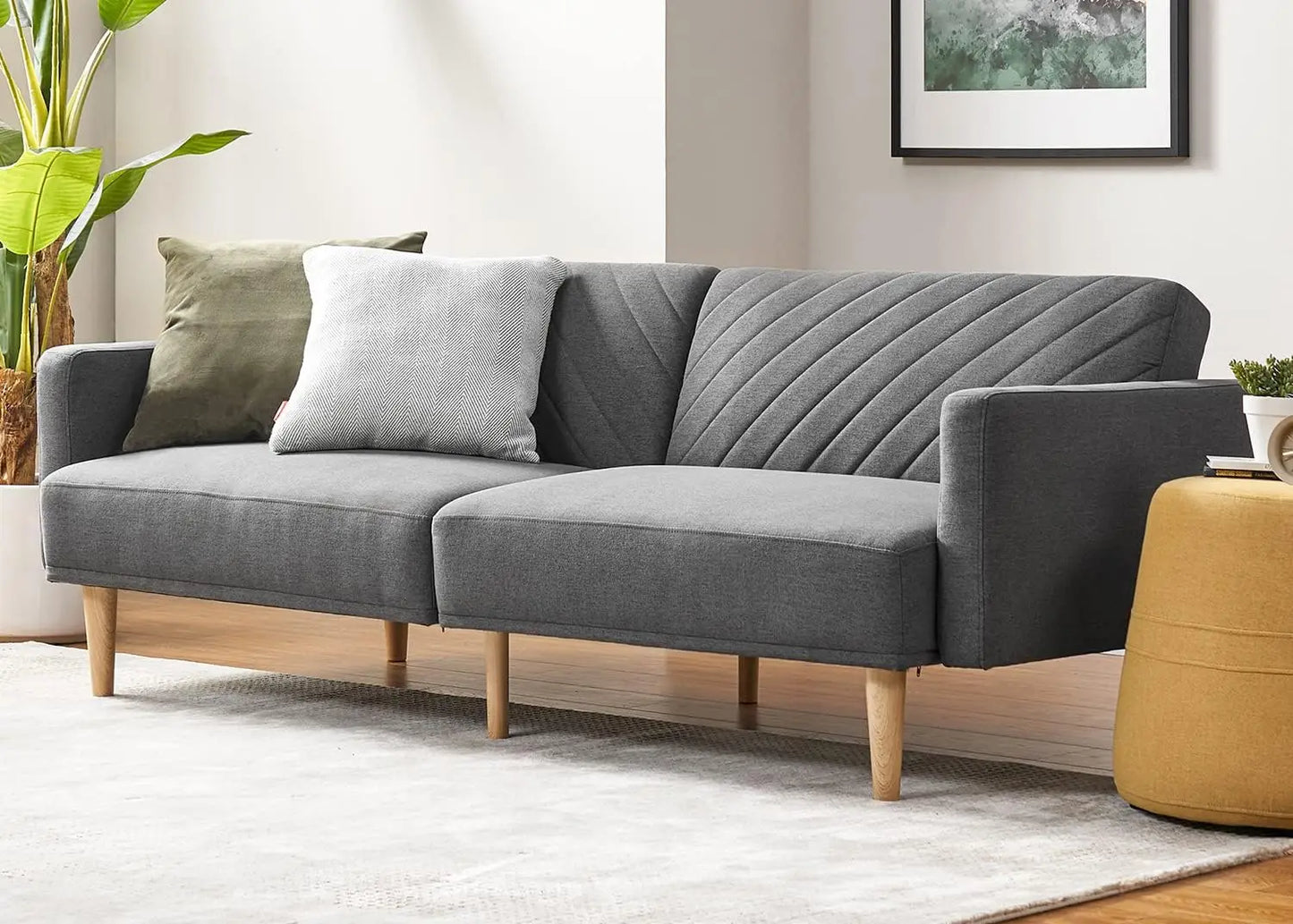Mid Century Modern Futon Sofa Bed